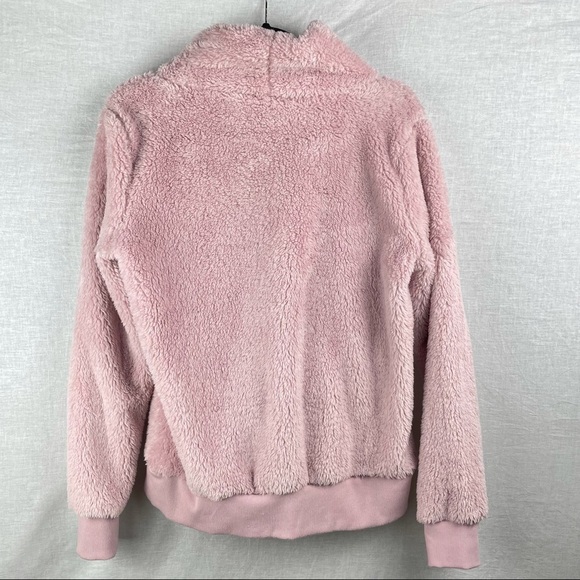 Lukka Lux Pink Turtleneck Plush Pullover Sweater - Picture 2 of 4
